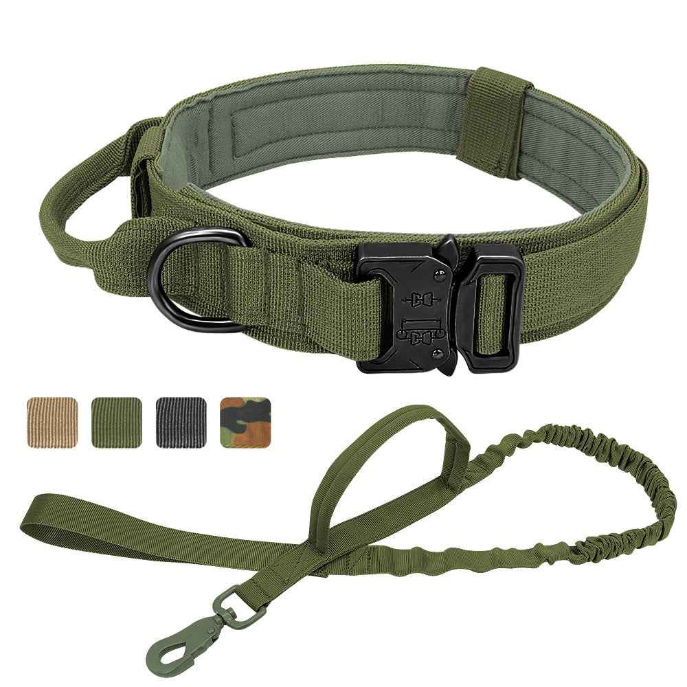 Military Tactical Dog Collar & Leash for Ultimate Control and Comfort - Raven Supply Company
