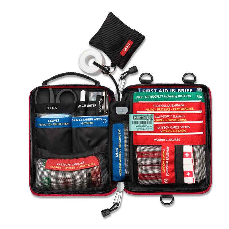 Survival First Aid Kit for Emergency Preparedness and Outdoor Adventures - Raven Supply Company