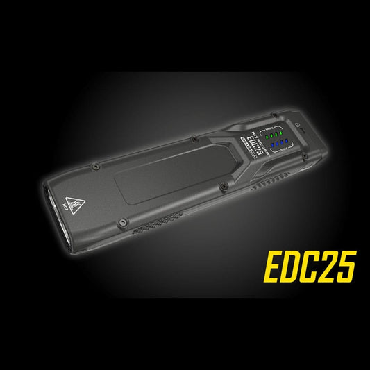 Nitecore EDC25 3000 Lumen USB-C Rechargeable Flat EDC Flashlight - Raven Supply Company