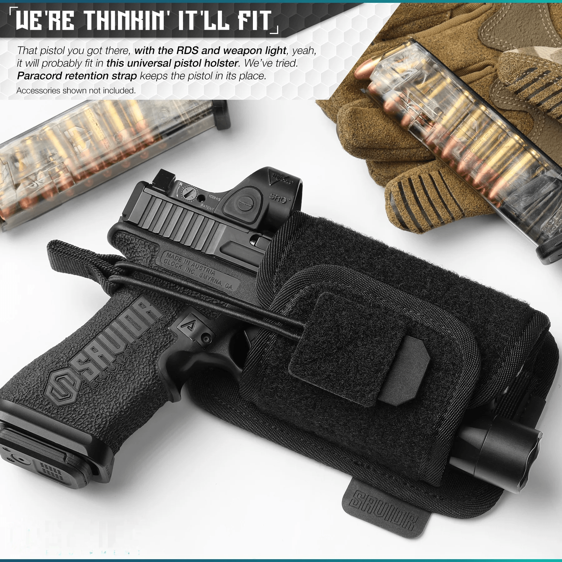 Universal Pistol Holder – Tactical Gear for Modern Vikings - Raven Supply Company