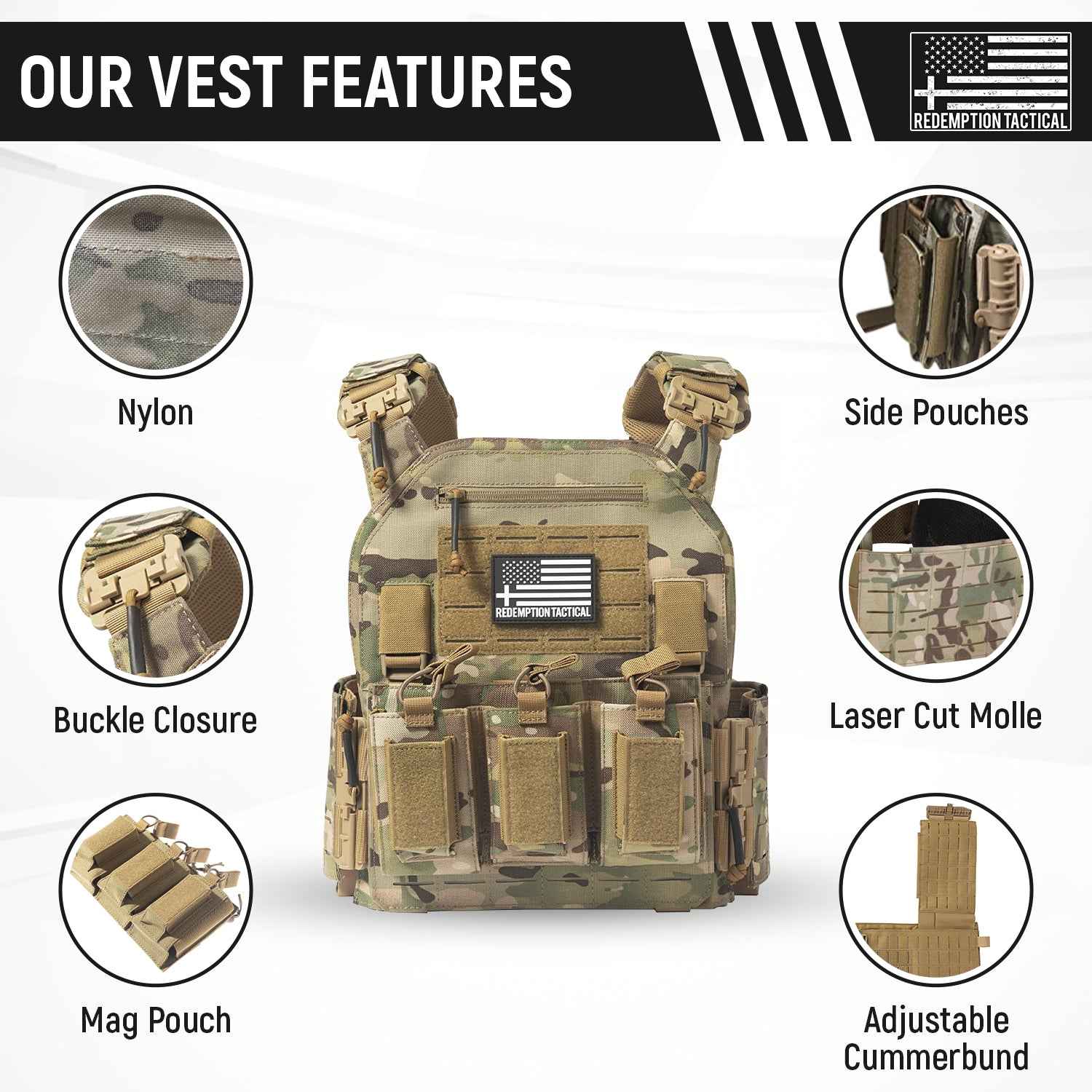 RT CRUSADER 2.0® ARMOR KIT Front/Back Plates LIGHTWEIGHT LEVEL IV  (2) 10x12 Front/Back Plates Full Kit