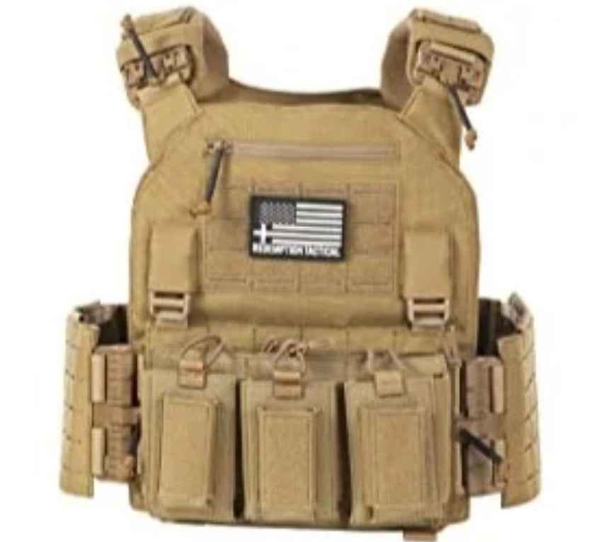 Redemption Tactical Crusader 2.0® l St. Michael FULL ARMOR KIT COMBO PACKAGE with Crusader 2.0 +IFAK Medical Kit + LEVEL IV  (2) 10x12 Front/Back Plates (2) 6x6 Side Plates (Level IV Ceramic)