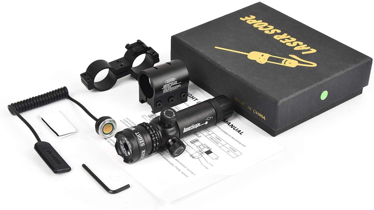 Green/Red Laser with 20mm Mount and Pressure Switch - Raven Supply Company