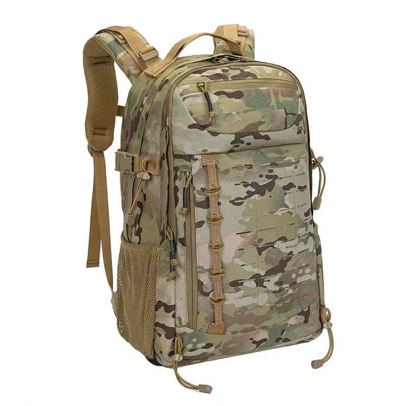 MUCTAC Tactical Backpack – 30L, 500D Cordura, YKK Zippers – Multicam, Black, or Khaki