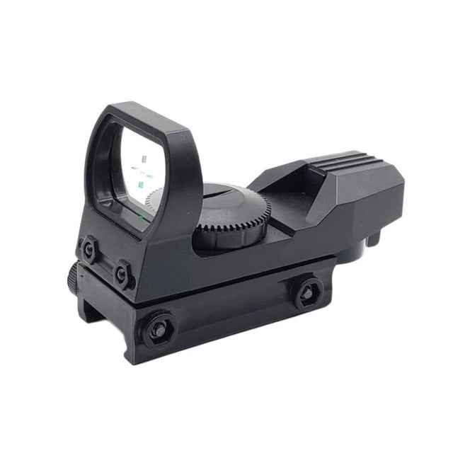 20mm Rail Riflescope Hunting Optics Holographic Green Dot Sight Reflex 4 Reticle Tactical Scope Collimator Sight Plastic Toy