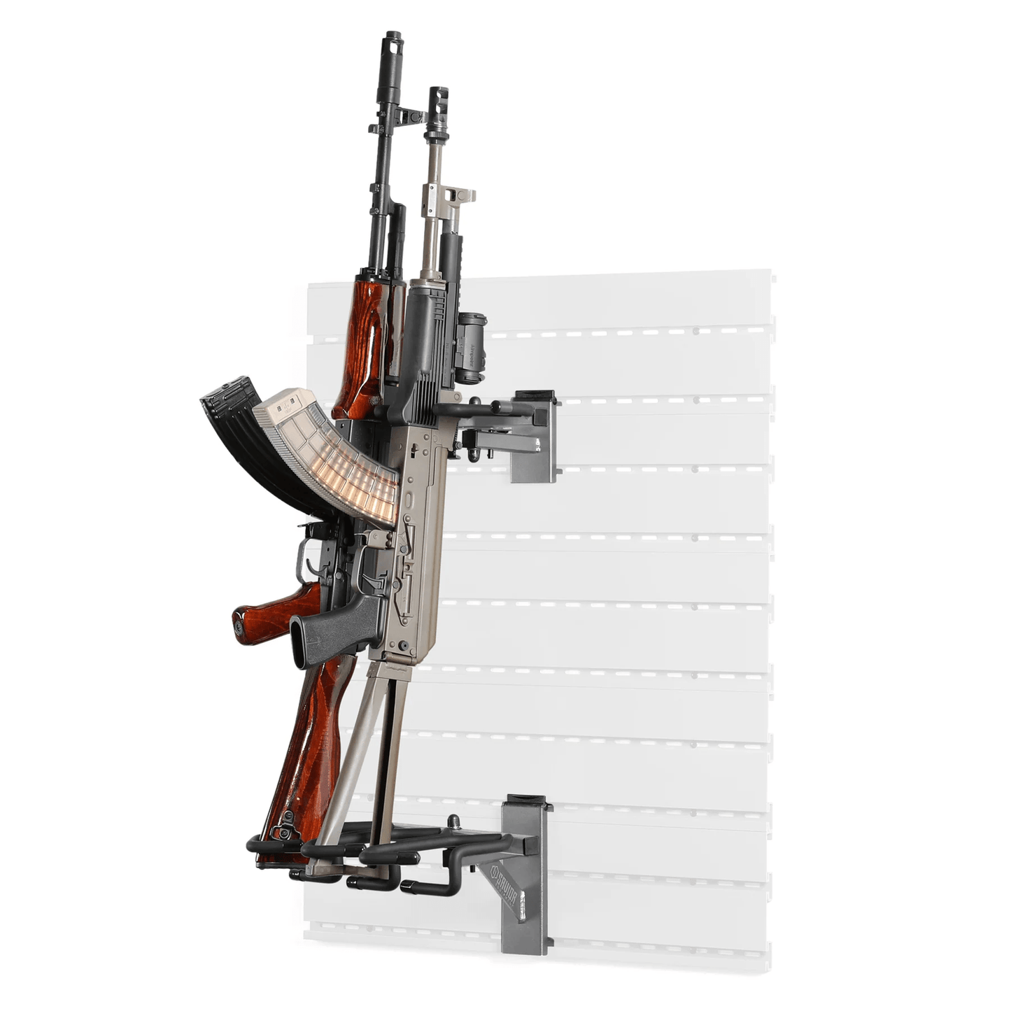 Wall Rack System - Angle Adjustable Rifle Wall Rack - Raven Supply Company