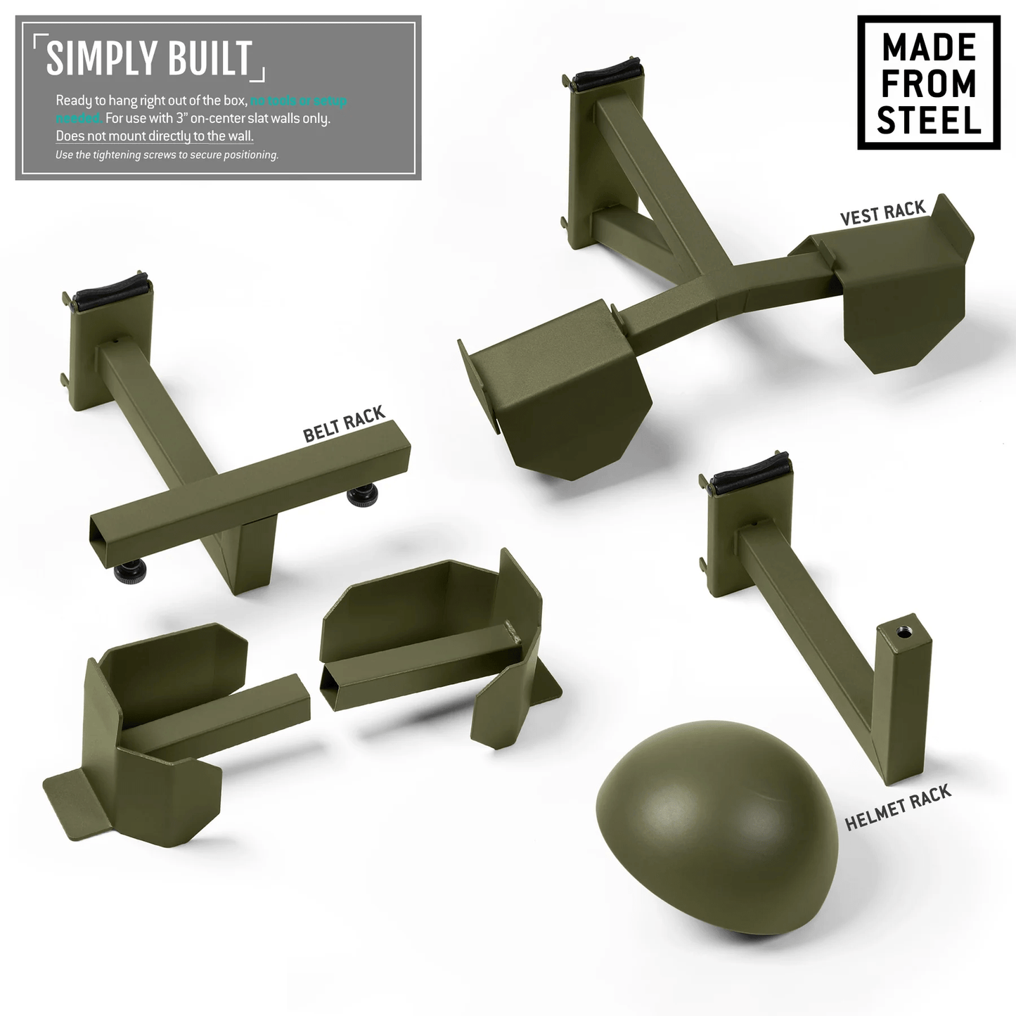 Wall Rack System - Tactical Gear Rack - Raven Supply Company