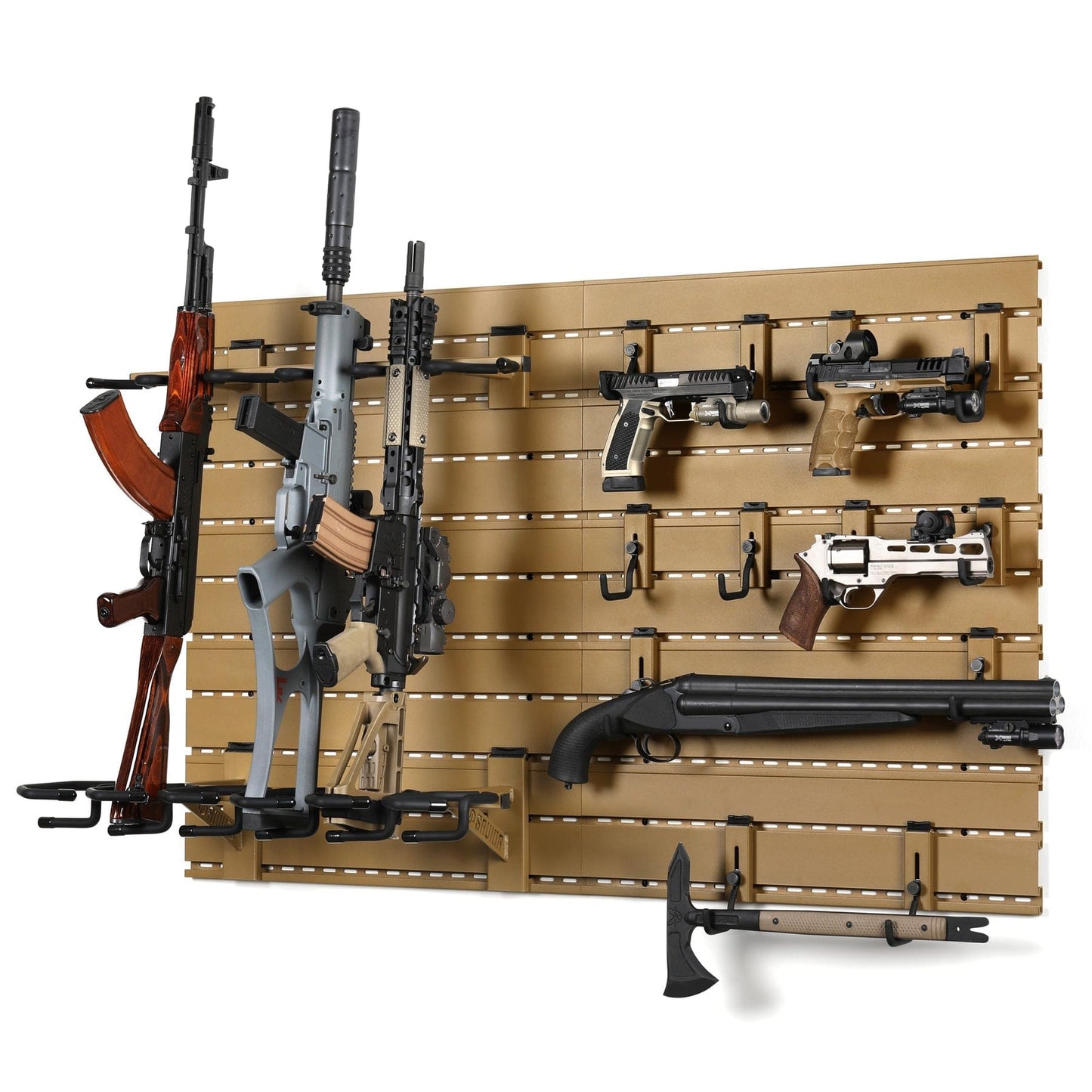 Wall Rack System - 10 Panel and Attachments - Raven Supply Company