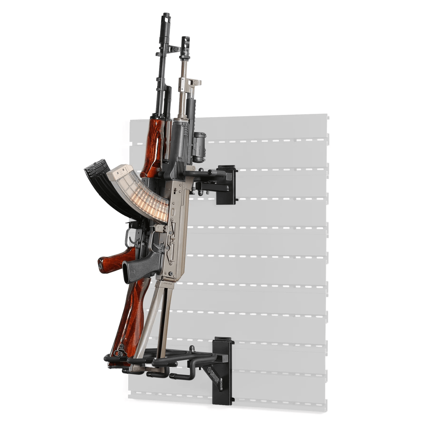 Wall Rack System - Angle Adjustable Rifle Wall Rack - Raven Supply Company