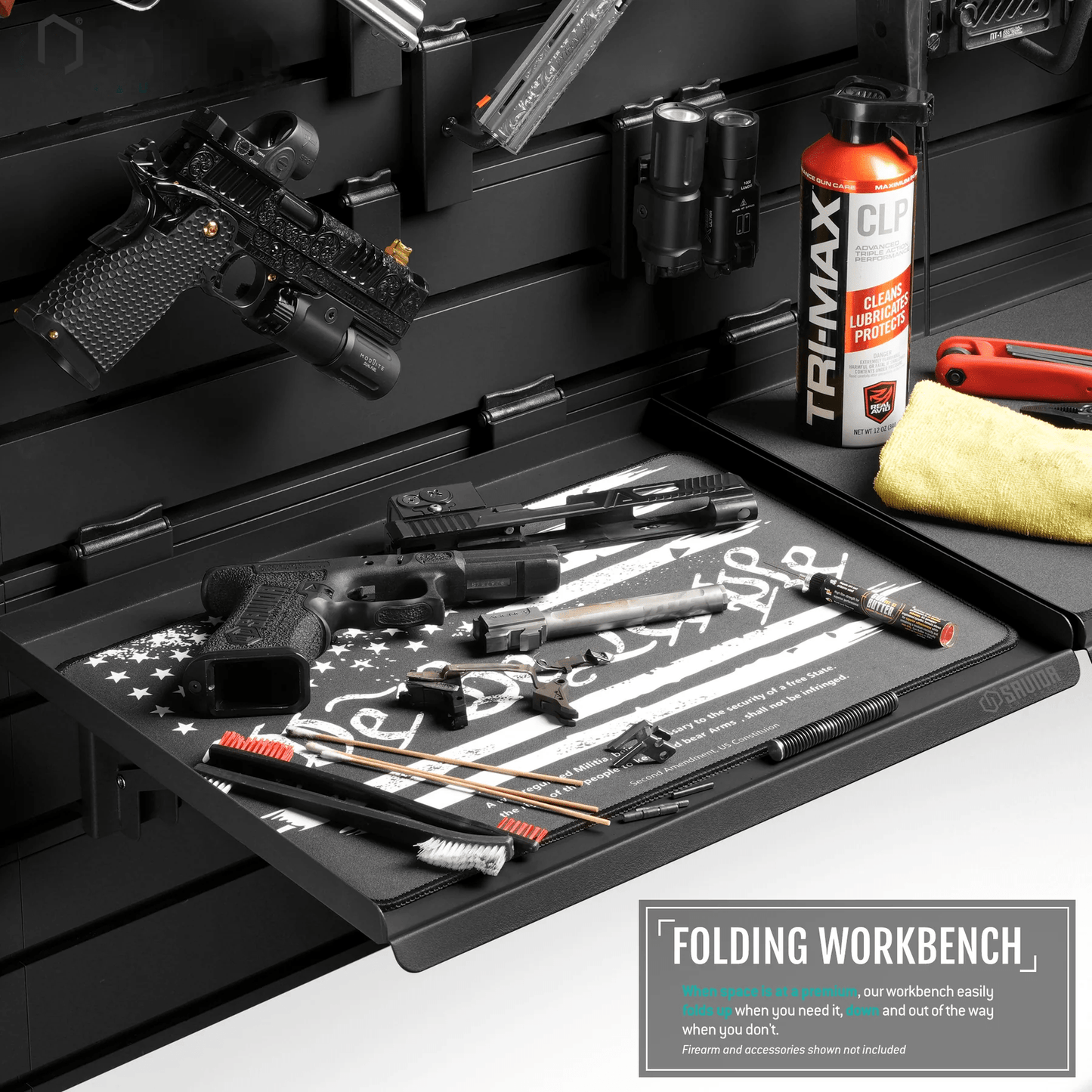 Wall Rack System - Folding Workbench (2 Sizes) - Raven Supply Company