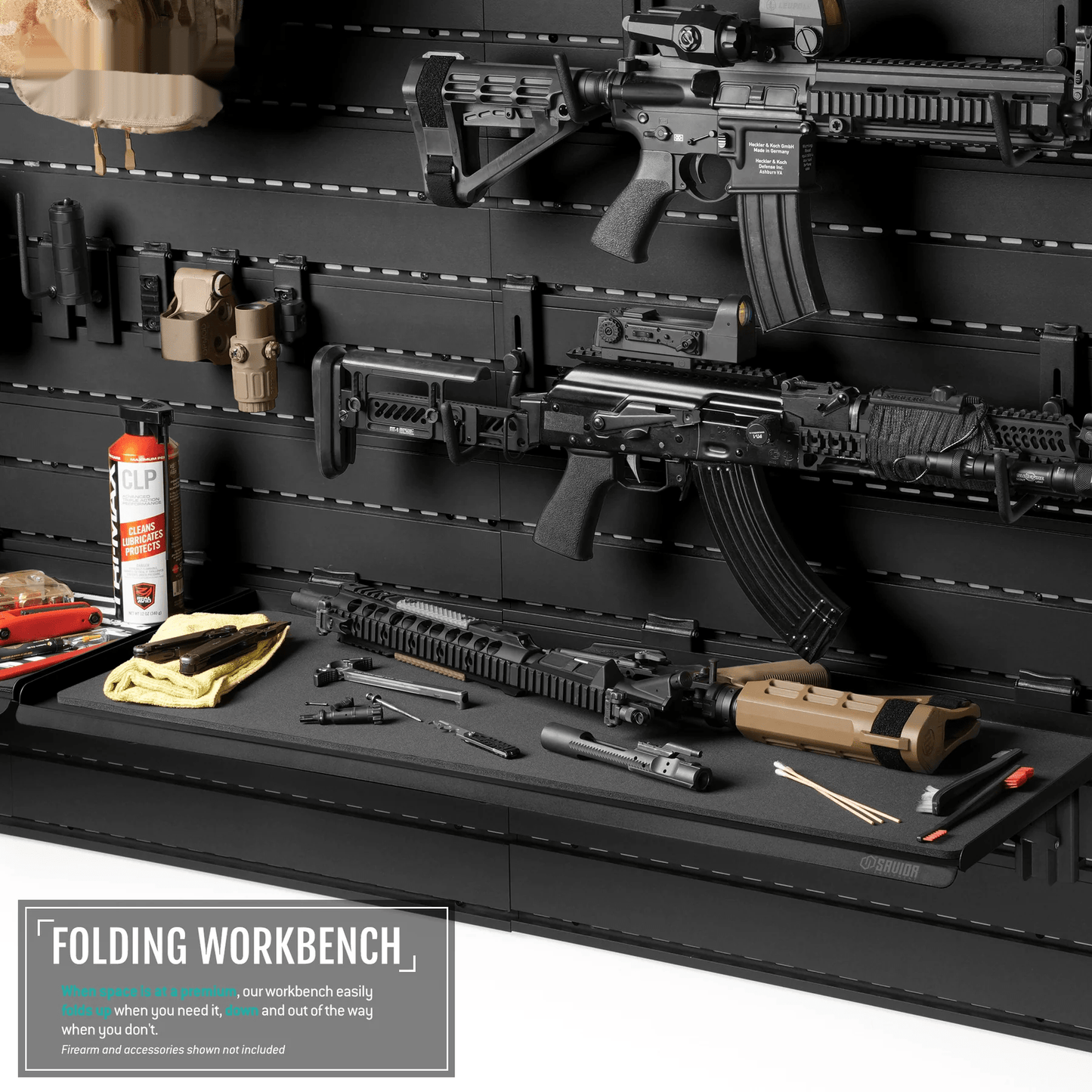 Wall Rack System - Folding Workbench (2 Sizes) - Raven Supply Company