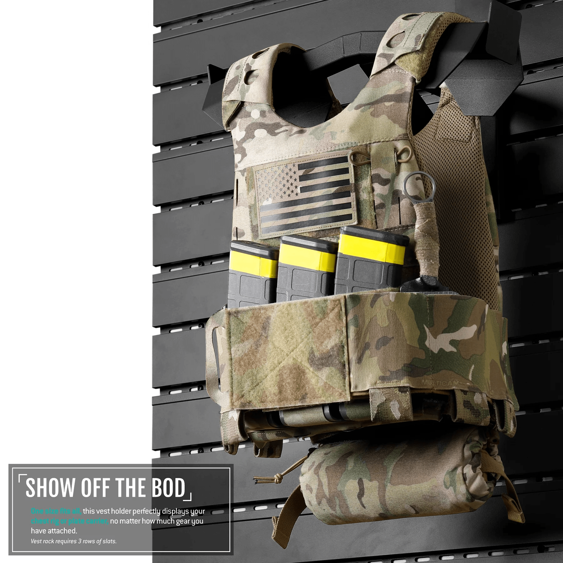 Wall Rack System - Tactical Gear Rack - Raven Supply Company