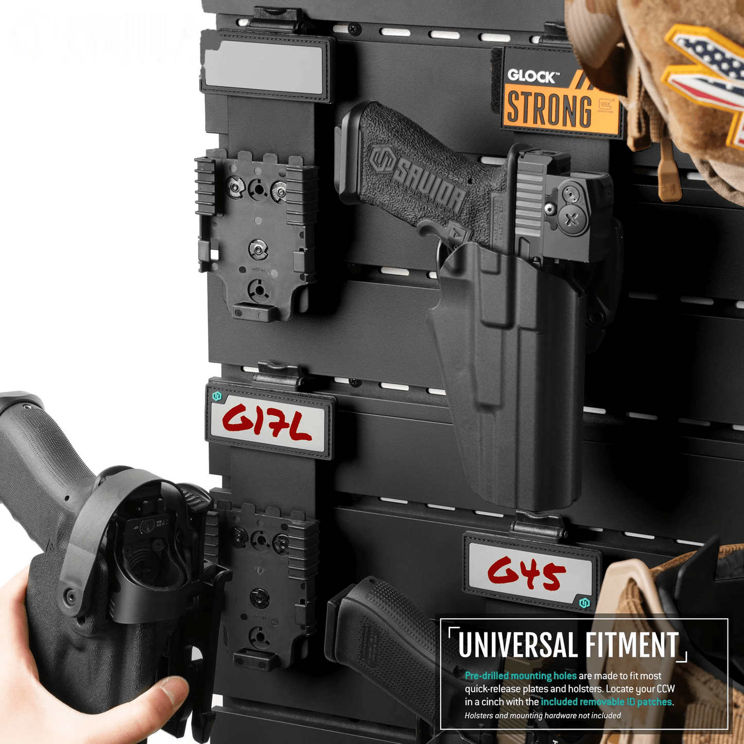 Wall Rack System - Holster Mount (2 Pack) - Raven Supply Company