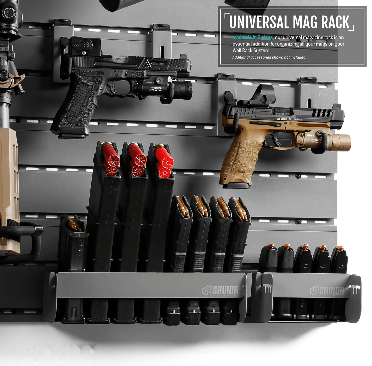 Wall Rack System - Universal Mag Holder (Multiple Sizes) - Raven Supply Company