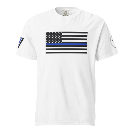 Blue Line Heavyweight T-Shirt – Tactical Gear for Modern Vikings - Raven Supply Company